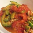 豚肉とゴーヤのトマト炒め