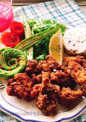 スナック感覚☆イノシシの塩麹カレー唐揚げ-レシピのメイン写真
