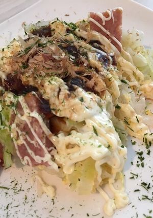 粉もんじゃない！お好み焼き風でヘルシー☆-レシピのメイン写真