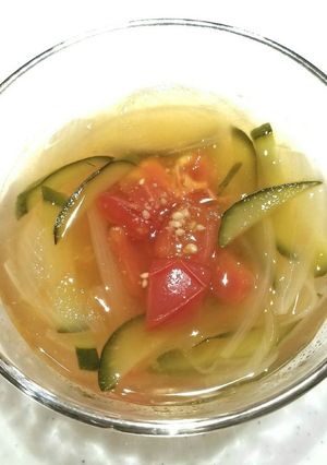 夏バテ防止!夏野菜スープ♪-レシピのメイン写真