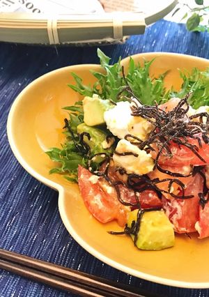 和えるだけ☆クリームチーズおつまみサラダ-レシピのメイン写真