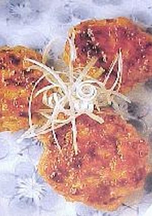 Chicken Cakes with Teriyaki Sauce-レシピのメイン写真