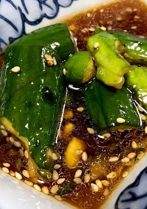 ごま油香るきゅうり浅漬け-レシピのメイン写真