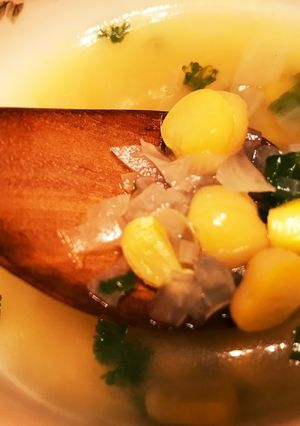 ひよこ豆とたまねぎのやさしいスープ-レシピのメイン写真