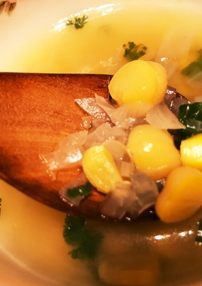 ひよこ豆とたまねぎのやさしいスープ-レシピのメイン写真