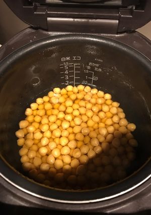 ひよこ豆を炊飯器で茹でる-レシピのメイン写真