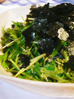 水菜だけ!シャキシャキ胡麻和え-レシピのメイン写真