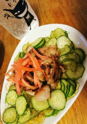 鶏皮チップの棒々鶏-レシピのメイン写真
