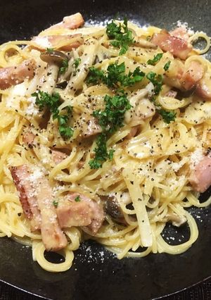 カルボナーラ-レシピのメイン写真