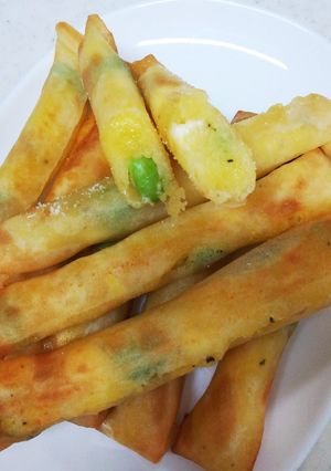 じゃがいも枝豆チーズ春巻き-レシピのメイン写真