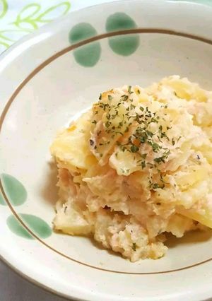サーモンディップのポテトサラダ-レシピのメイン写真