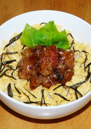 親子丼気味な焼鳥丼 お弁当にも！-レシピのメイン写真