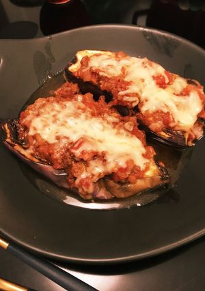 簡単＼トロふわ／赤なすのミートソース焼き-レシピのメイン写真
