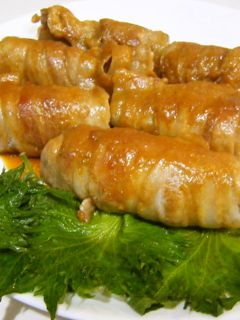 20分☆コンニャクのあっさり肉巻き-レシピのメイン写真