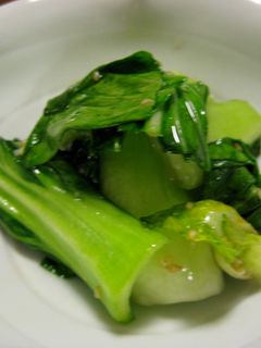 ちんげん菜のニンニク炒め-レシピのメイン写真