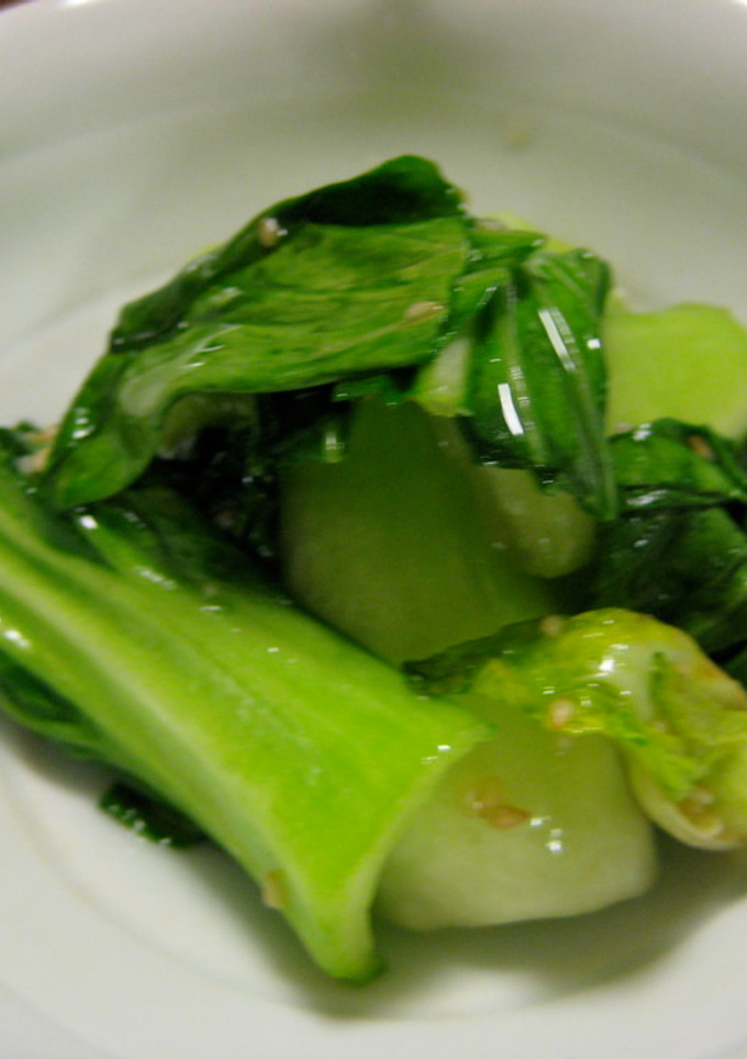 ちんげん菜のニンニク炒め-レシピのメイン写真