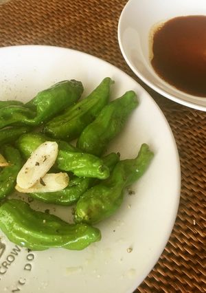 ししとうガーリック炒めと発酵タラ肝油醤油-レシピのメイン写真