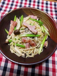 簡単♪ニンニク香る和風パスタ♥-レシピのメイン写真