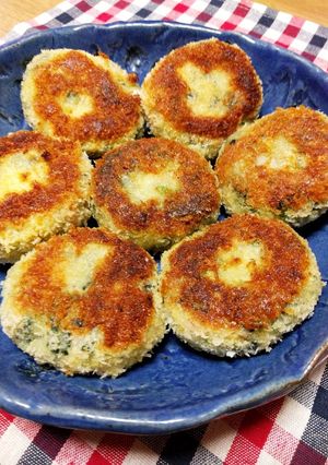 ほうれん草とベーコンの♪焼きコロッケ♥-レシピのメイン写真