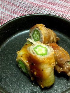 肉巻きオクラ-レシピのメイン写真
