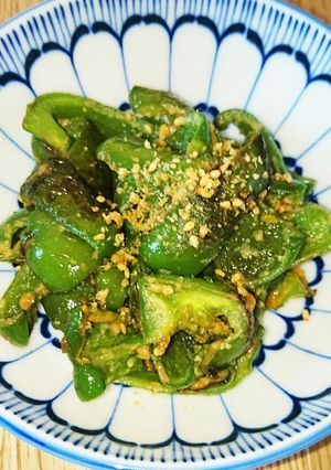 簡単！大量消費！ピーマンの味噌炒め-レシピのメイン写真