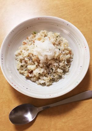 梅しらす炒飯with大根おろし-レシピのメイン写真