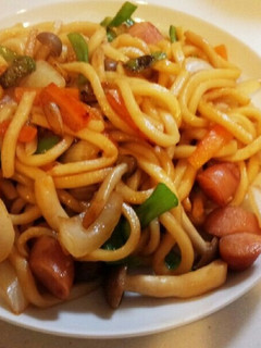 簡単うまうま~☆10分で焼きうどん!-レシピのメイン写真