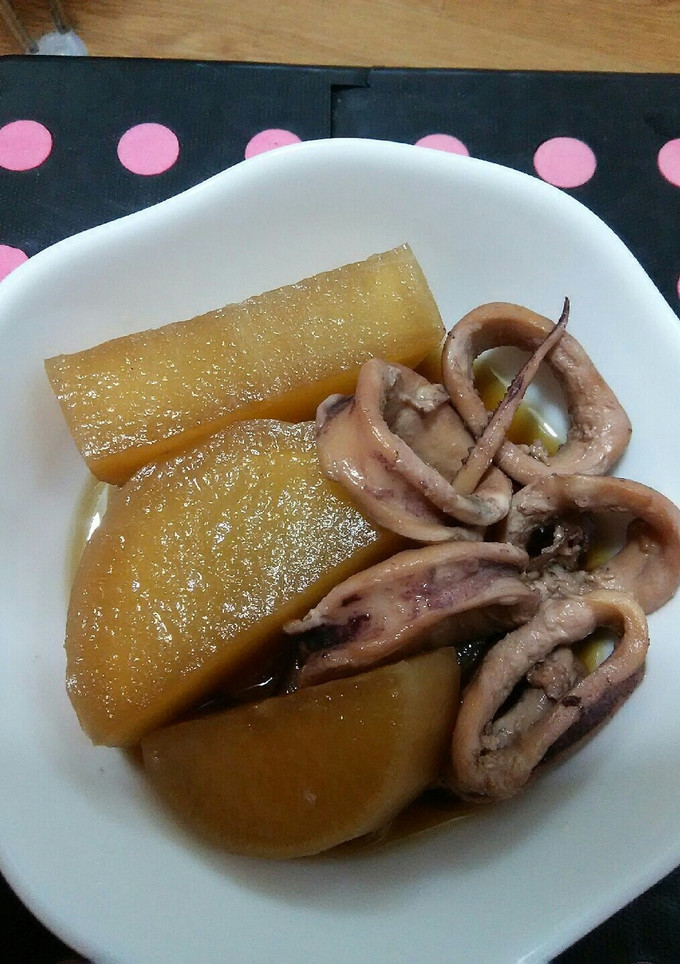 旨い♡大根とイカの煮物-レシピのメイン写真