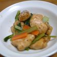 鶏胸肉を甘酢で