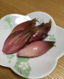 母の味♡みょうがのしそ味大根酢漬け♪