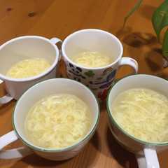 รูปของ ふわふわ美味しい♪簡単たまごスープ