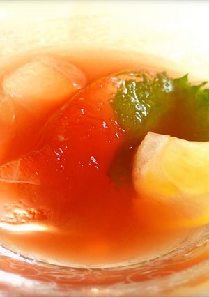 天然のクエン酸で作る簡単しそジュース-レシピのメイン写真