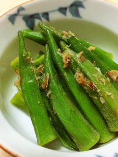簡単おかず:オクラのおひたし-レシピのメイン写真