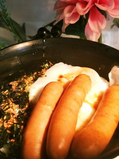 母子家庭のうちの伝統料理。朝飯丼(笑)-レシピのメイン写真
