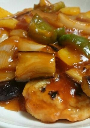 甘酢野菜あんかけの豆腐ハンバーグ-レシピのメイン写真