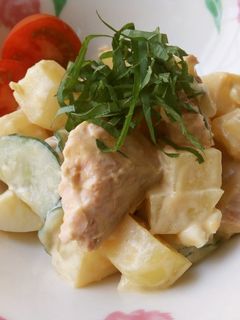 鮭とポテトのゴロっとマヨポン酢サラダ-レシピのメイン写真