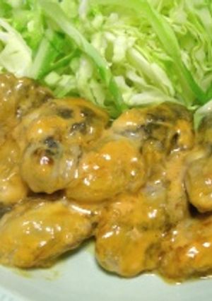 牡蠣マヨ（牡蠣のマヨネーズ炒め）-レシピのメイン写真