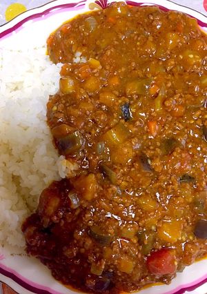 簡単な油不使用美味しいキーマカレー-レシピのメイン写真