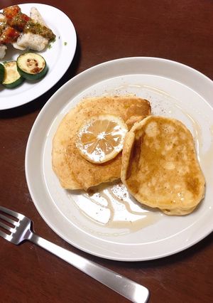 ずっとふわふわ!!米粉100%パンケーキ-レシピのメイン写真