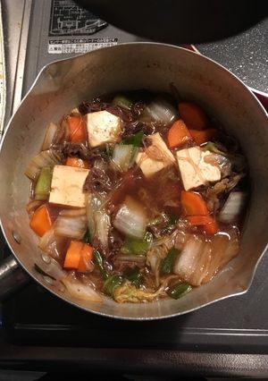 牛肉のすき焼き風忍者汁-レシピのメイン写真