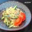 食感楽しい!ササミと切干大根のごまサラダ