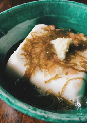梅ともずく酢の冷奴-レシピのメイン写真