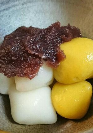 ☆懐かしいおやつ☆もっちもち二色だんご-レシピのメイン写真
