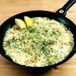 きざみパクチーと海鮮ミックスのパエリア