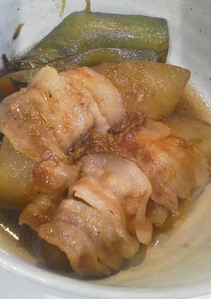 薄豚バラで冬瓜と角煮風-レシピのメイン写真