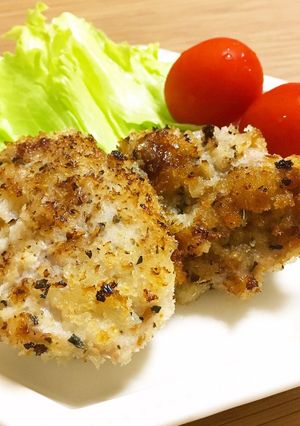 豚ヒレのバジルチーズ風味カツレツ-レシピのメイン写真