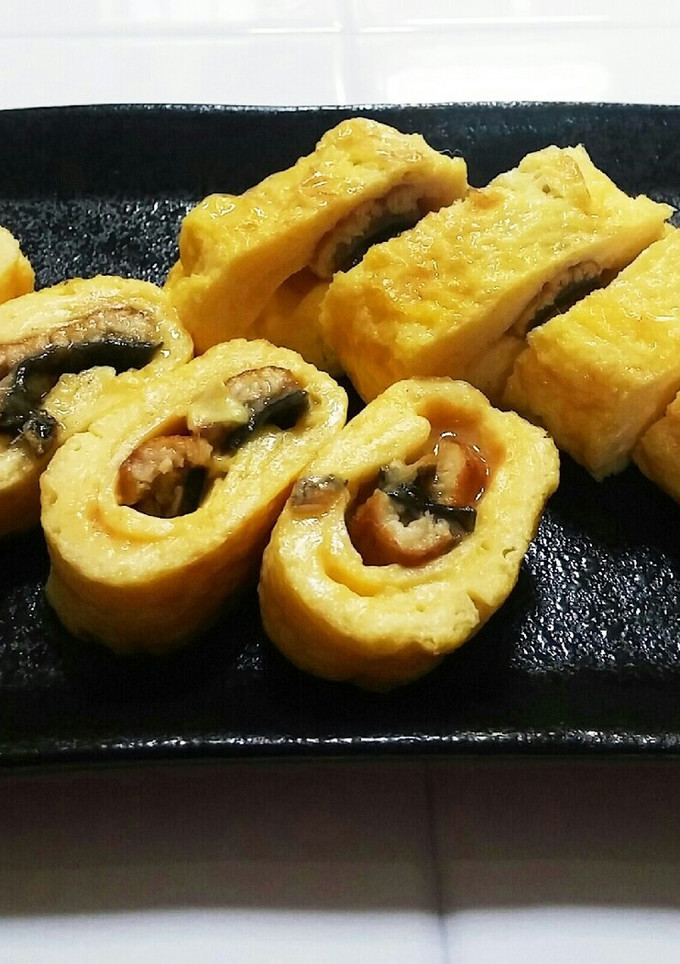 簡単冷えても美味しいう巻き(鰻玉子巻き)-レシピのメイン写真