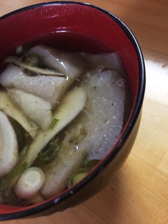 滋味ごはん。ごぼうとこんにゃくのおみそ汁-レシピのメイン写真