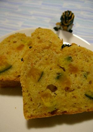 キンちゃんの昼寝（人参と南瓜のケーキ）-レシピのメイン写真