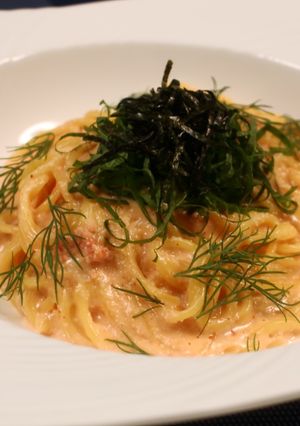 からし明太子クリームパスタ♪-レシピのメイン写真